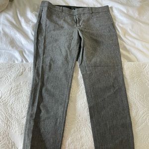 Gray banana republic work pants